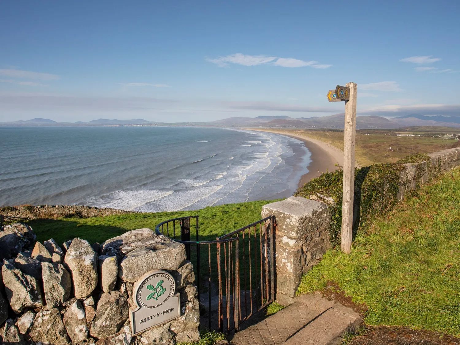 North Wales coastline